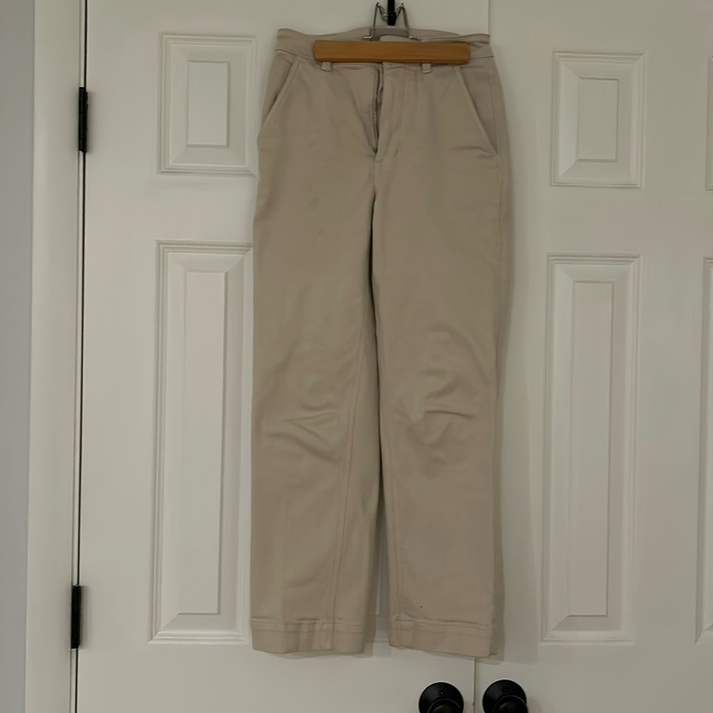 Everlane straight crop pants